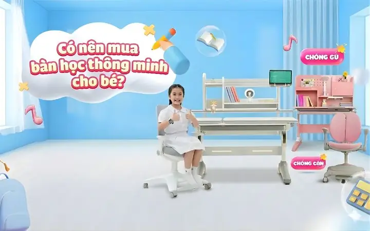 Có Nên Mua Bàn Học Thông Minh Cho Bé