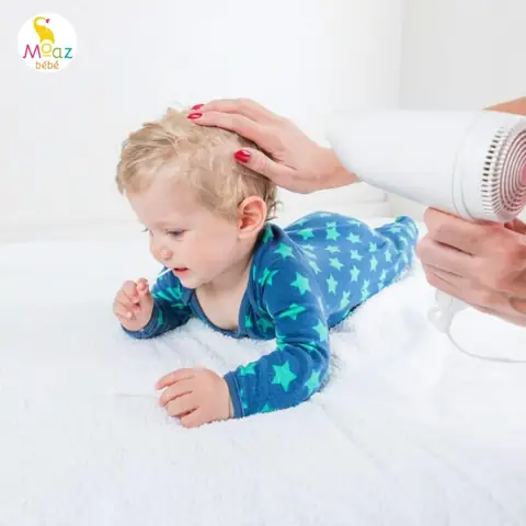 Có Nên Sấy Tóc Cho Bé