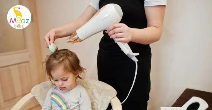 Có Nên Sấy Tóc Cho Bé