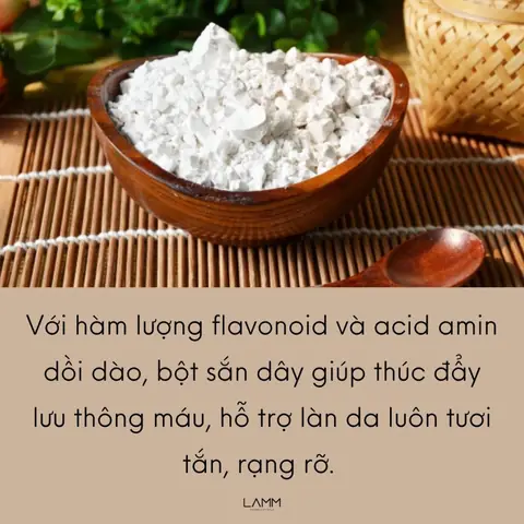 Công Dụng Của Bột Sắn Dây Trong Làm Đẹp