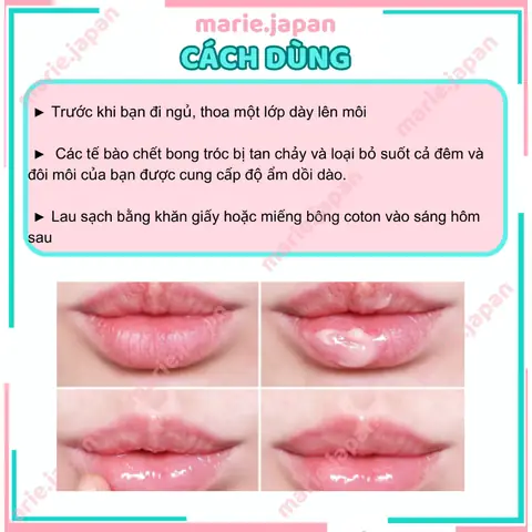 Công Dụng Của Mặt Nạ Ngủ Môi Laneige