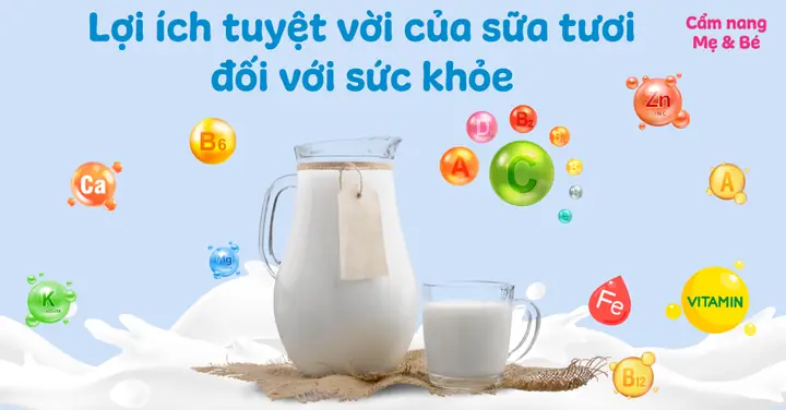Công Dụng Của Sữa Tươi Vinamilk