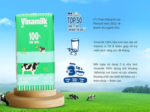 Công Dụng Của Sữa Tươi Vinamilk