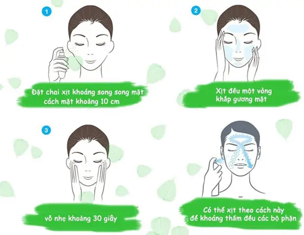 Công Dụng Và Cách Dùng Xịt Khoáng