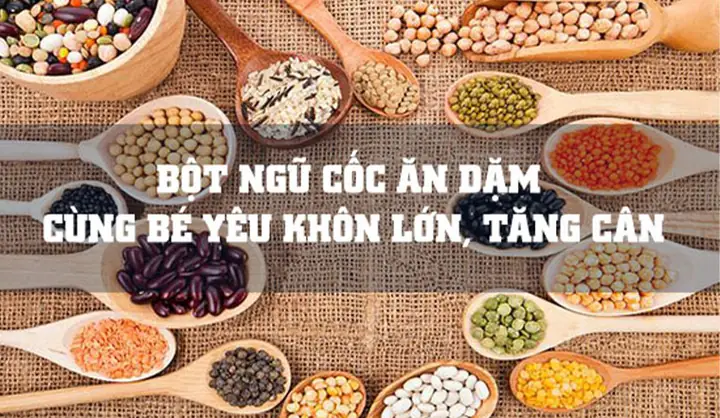 Công Thức Làm Bột Ngũ Cốc Cho Be An Dặm