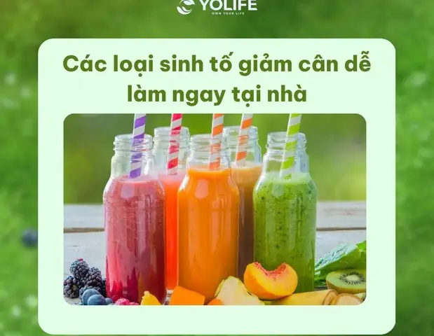 Công Thức Làm Sinh Tố Giảm Cân