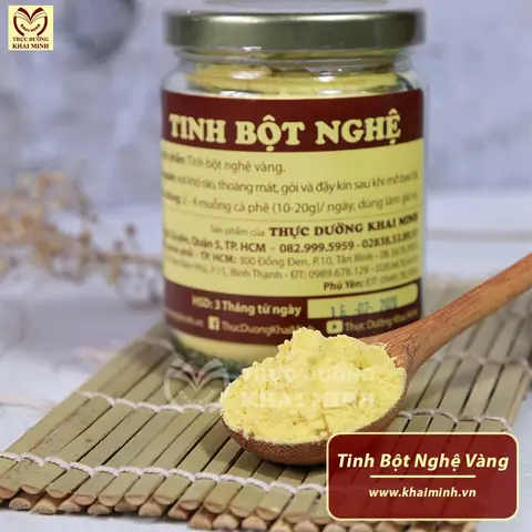 Công Thức Uống Tinh Bột Nghệ