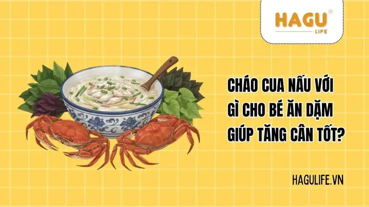 Cua Nấu Rau Gì Cho Bé