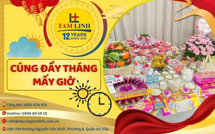 Cúng Đầy Tháng Giờ Nào Tốt