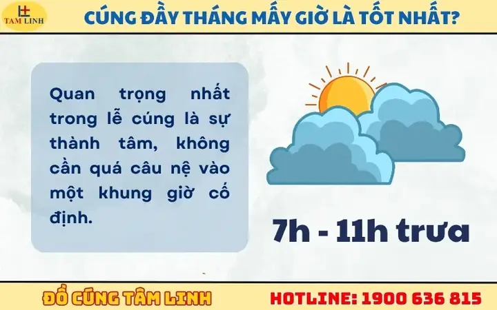 Cúng Đầy Tháng Giờ Nào Tốt