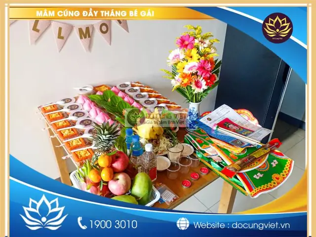 Cúng Mụ Cho Bé Gái 9 Ngày Tuổi