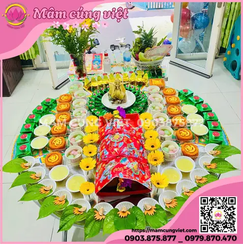 Cúng Mụ Cho Bé Gái 9 Ngày Tuổi
