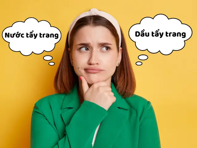Da Dầu Có Nên Dùng Nước Tẩy Trang