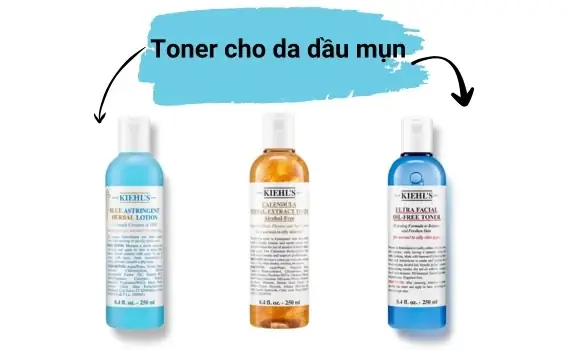 Da Khô Mụn Nên Dùng Toner Nào