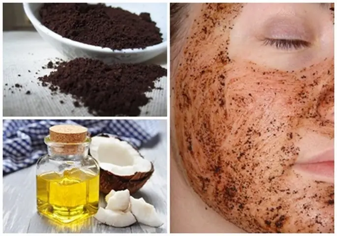 Đắp Mặt Nạ Bã Cà Phê