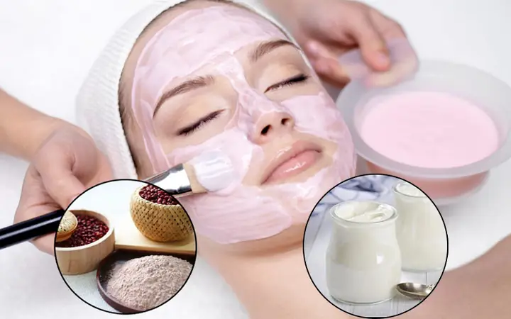 Đắp Mặt Nạ Bột Đậu Đỏ