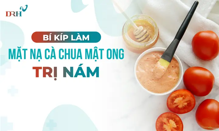Đắp Mặt Nạ Cà Chua Mật Ong