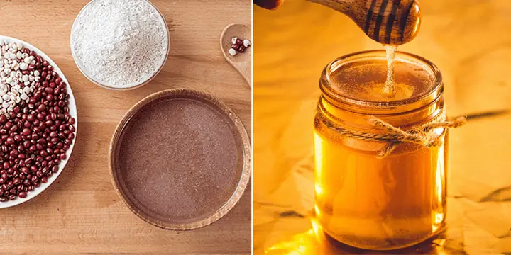 Đắp Mặt Nạ Đậu Đỏ Với Mật Ong