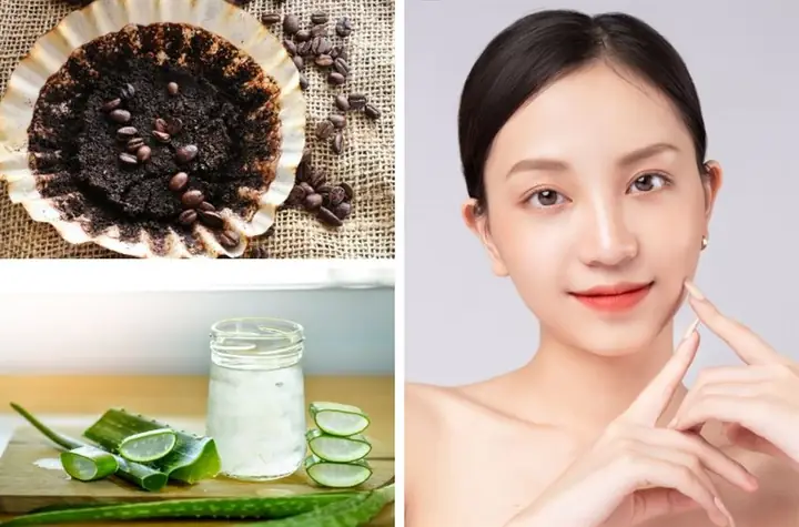 Đắp Mặt Nạ Với Bã Cà Phê