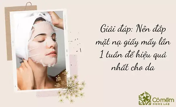 Đắp Tảo Bao Nhiêu Lần 1 Tuần