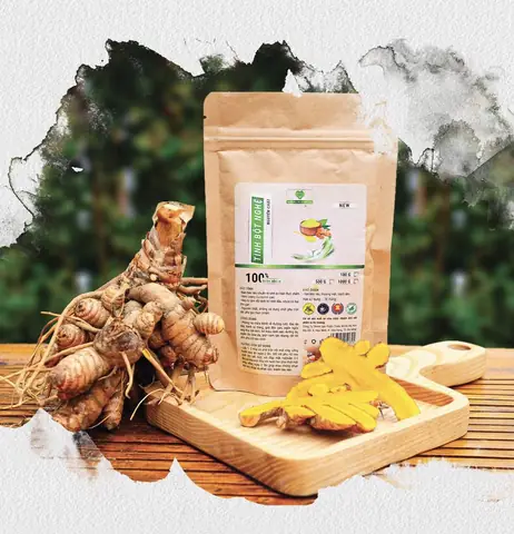 Đắp Tinh Bột Nghệ Với Nước