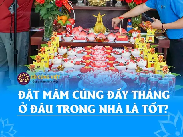 Đặt Lễ Cúng Mụ Ở Đâu