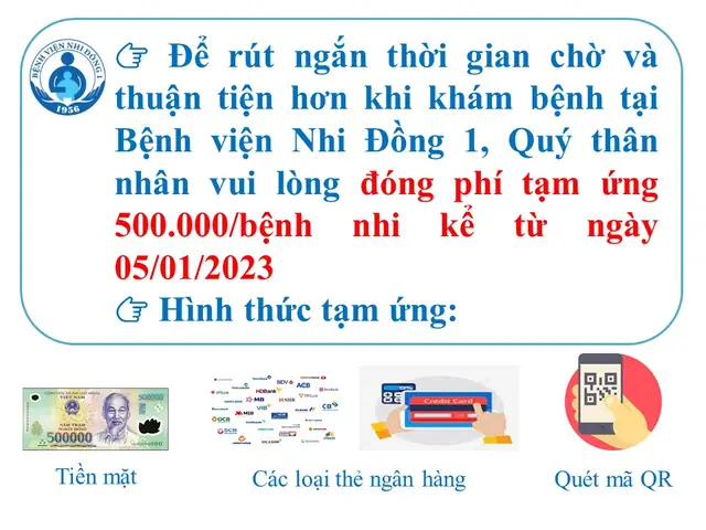 Đặt Lịch Khám Tại Bệnh Viện Nhi Đồng 1