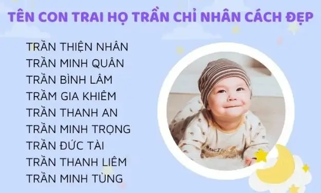Đặt Tên Hay Cho Con Trai Họ Trần Đặt Tên Hay Cho Con Trai Họ Trần