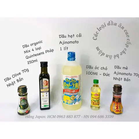 Dầu Ăn Cho Bé Ăn Dặm Của Nhật Dầu Ăn Cho Bé Ăn Dặm Của Nhật