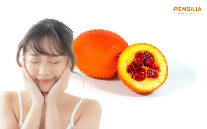Dầu Gấc Trị Mụn Đầu Đen
