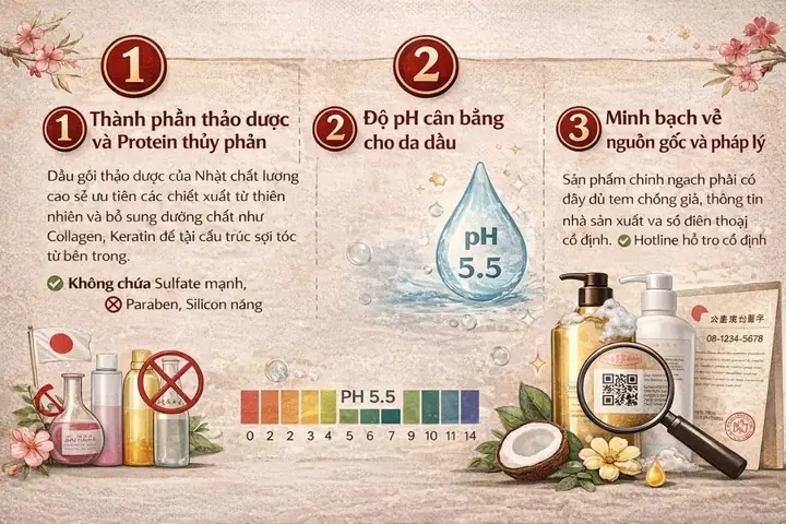 Dầu Gội Dưỡng Tóc Tốt Nhất Của Nhật