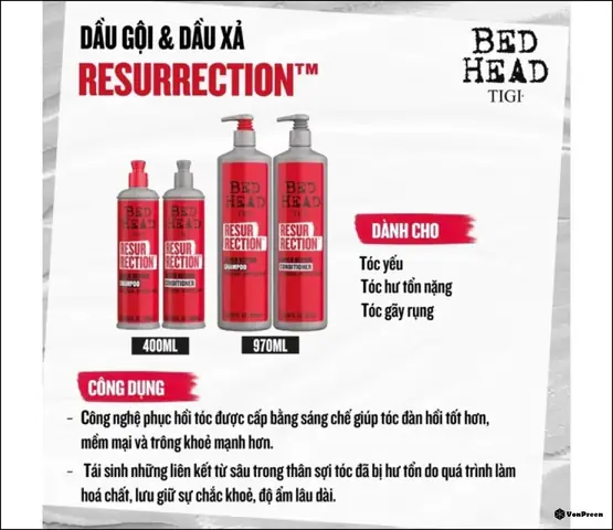 Dầu Gội Tigi Đỏ Có Tác Dụng Gì