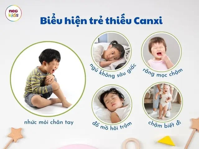 Dấu Hiệu Của Trẻ Thiếu Canxi