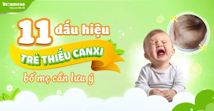 Dấu Hiệu Của Trẻ Thiếu Canxi