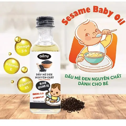 Dầu Mè Đen Nguyên Chất Cho Bé