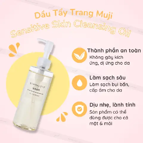 Dầu Tẩy Trang Cho Da Nhạy Cảm