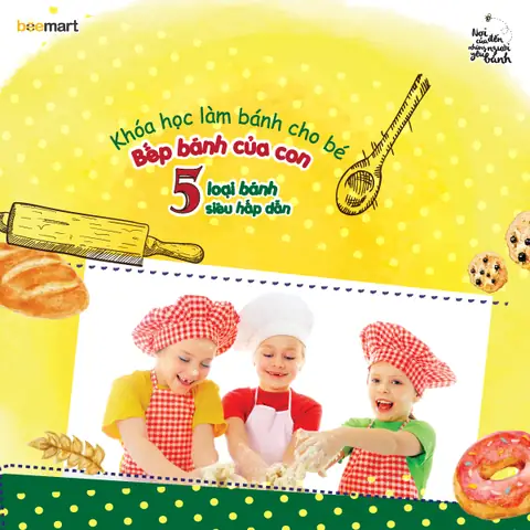 Dạy Bé Làm Bánh Đơn Giản