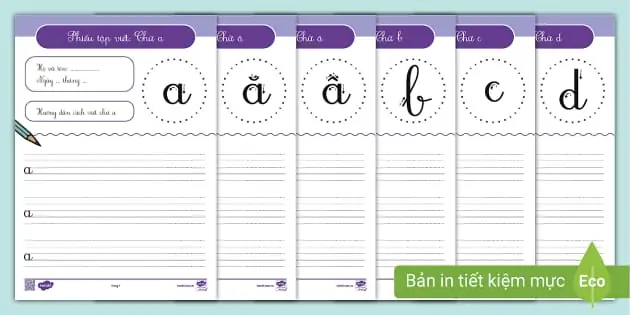 Dạy Bé Tập Viết Chữ Cái Tiếng Việt