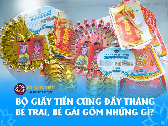 Đầy Tháng Bé Gái Cúng Những Gì