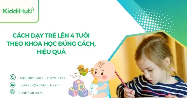 Dạy Trẻ Lên 4 Tuổi Theo Khoa Học
