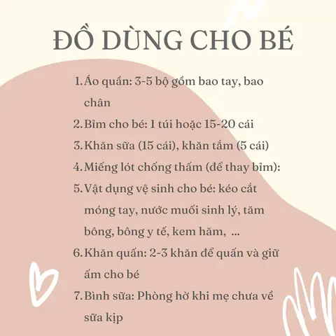 Đi Sanh Cần Chuẩn Bị Gì