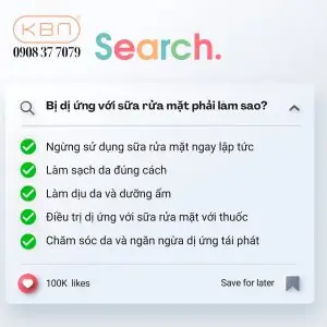 Dị Ứng Sữa Rửa Mặt Phải Làm Sao