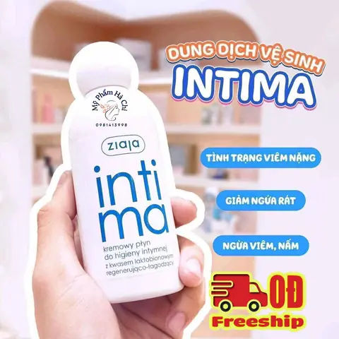 Dung Dịch Vệ Sinh Intima Màu Xanh