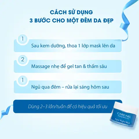 Dùng Mặt Nạ Ngủ Sau Kem Dưỡng
