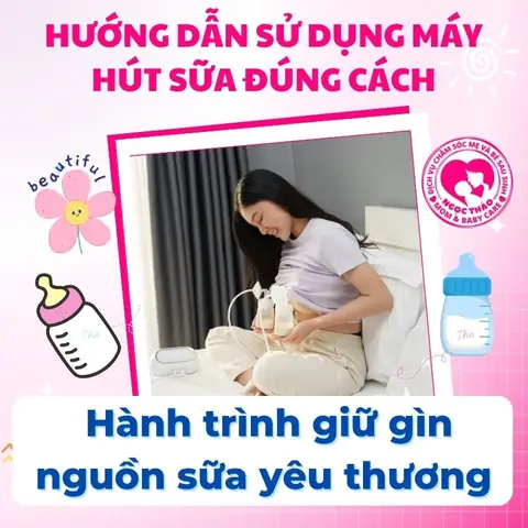 Dùng Máy Hút Sữa Đúng Cách
