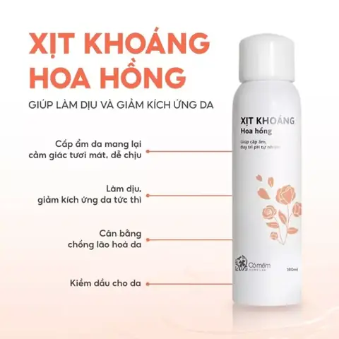 Dùng Nước Hoa Hồng Làm Xịt Khoáng