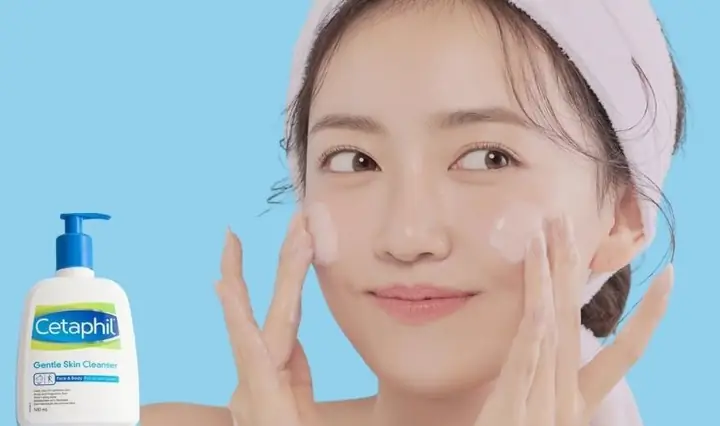 Dùng Sữa Rửa Mặt Cetaphil Đúng Cách