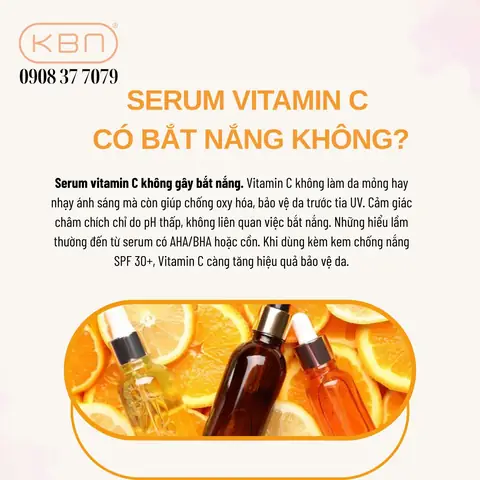 Dùng Vitamin C Trước Kem Chống Nắng