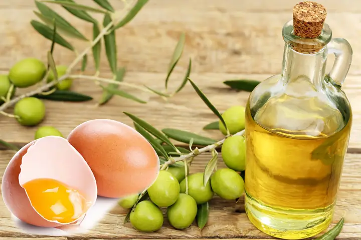 Dưỡng Tóc Bằng Dầu Oliu Và Lòng Đỏ Trứng Gà