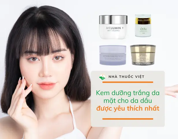 Dưỡng Trắng Da Mặt Cho Da Dầu